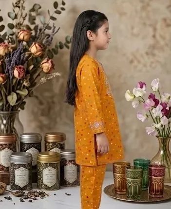 CHINA COTTON SUIT-  2 PIECE